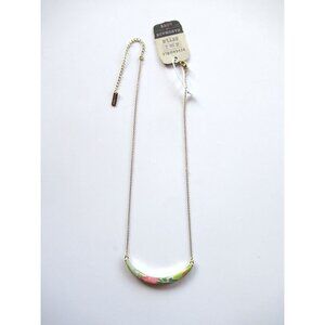 Jilzarah Women Pendant/Necklace Handmade Clay Bow Shaped Reversable Tahiti 8.5"